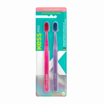 Escova Dental Kess Pro Extra Macia C/2