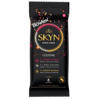 Blowtex Skyn Cocktail Com 6 Unidades