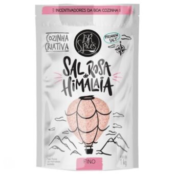 Sal Rosa Do Himalaia Br Spices Embalagem 1Kg