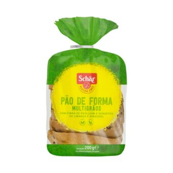 Pão De Forma Schar Multigrãos Zero Glúten Embalagem 200G
