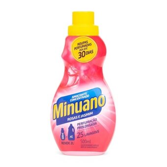 Amaciante Minuano Concentrado Rosas E Jasmin 500Ml