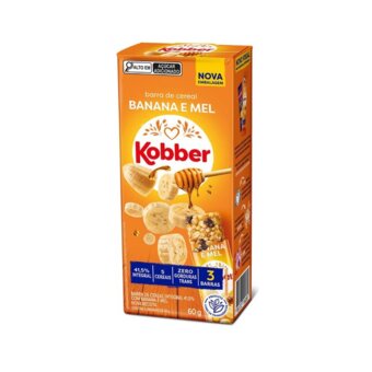 Barra De Cereal Kobber Classic Banana Embalagem 3Un