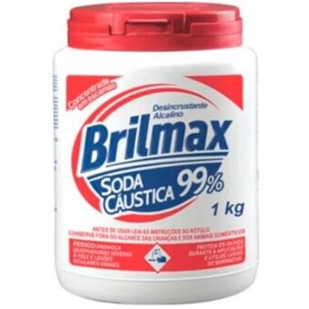 Soda Caustica Brilmax Escamas 1Kg
