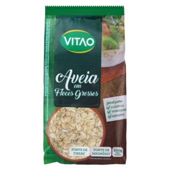Aveia Em Flocos Grossos Vitao 200G