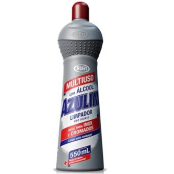 Limpador Azulim Multiuso Com Álcool Para Inox Embalagem 550Ml