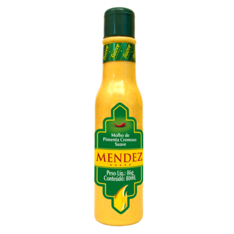 Molho De Pimenta Suave Cremosa Mendez Embalagem 80Ml