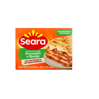 Lasanha Seara Presunto e Queijo 600g