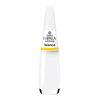 Esmalte Impala Cremoso Branco Embalagem 7,5Ml