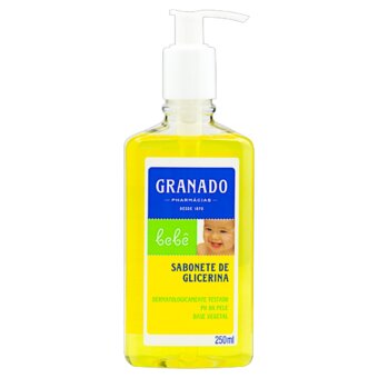 Sabonete Líquido Granado Bebê Glicerina Tradicional Embalagem 250Ml