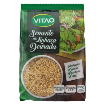 Semente De Linhaça Vitao Dourada 200G