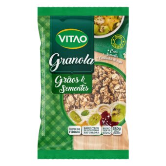 Granola Vitao Grãos E Sementes Pacote 250G