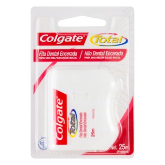 Fita Dental Colgate Total Encerada 25M