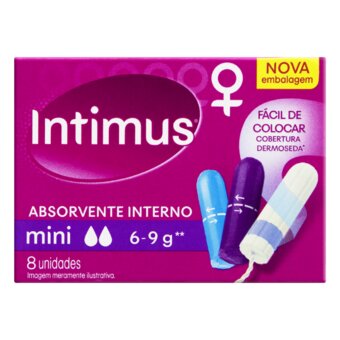 Absorvente Interno Intimus Mini C/ 8Un