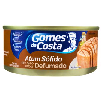 Atum Gomes Da Costa Em Óleo Defumado Lata 170G