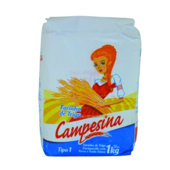 Farinha Trigo Campesina Papel 1Kg