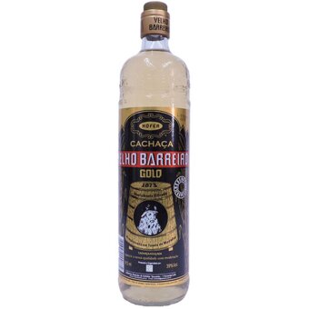 Cachaça Velho Barreiro Gold 910Ml