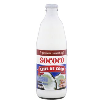 Leite De Coco Reduzido Teor Calórico Sococo Vidro 500Ml