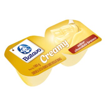 Sobremesa Láctea Batavo Creamy Chocolate Branco 180G