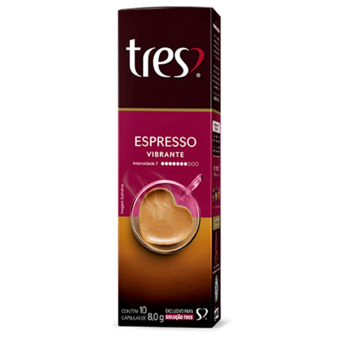 Café Expresso Tres Vibrant Cápsula 80G