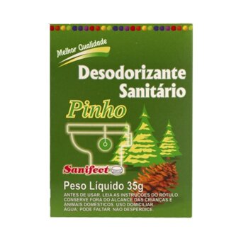 Desodorizante Sanitário Sanifect Pinho Embalagem 35G