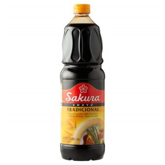 Molho Shoyu Sakura Tradicional Garrafa 1L