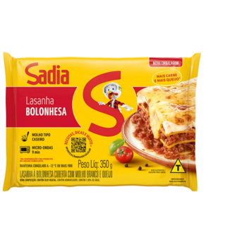 Lasanha Sadia Bolonhesa 350G