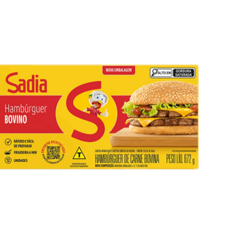 Hambúrguer Sadia Tradicional 672G