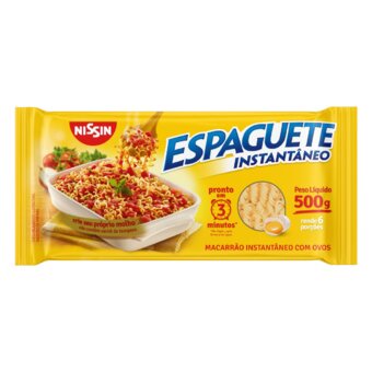 Macarrão Instantâneo Nissin Espaguete 500G