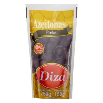 Azeitona Preta Diza Sachê 150G