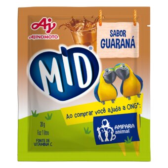 Refresco Em Pó Mid Guaraná 20G