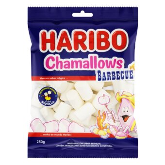 Marshmallow Haribo Chamallows Barbecue Embalagem 250G