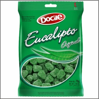 Bala Goma Docile 60G Eucalipto