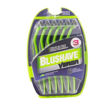 Aparelho De Barbear Blushave Versa 6 Unidades