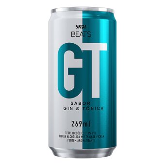 Bebida Skol Beats Gin Tônica 269Ml