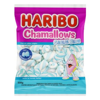 Marshmallow Haribo Cables Algodão Doce Embalagem 250G