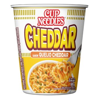 Macarrão Instantâneo Cup Noodles Cheddar 69G