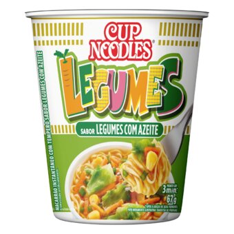 Macarrão Instantâneo Cup Noodles Legumes 67G