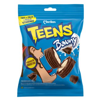 Biscoito Teens Bauny 80G
