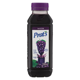 Suco Pronto Prats Uva Garrafa 330Ml
