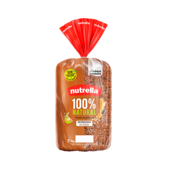 Pão De Forma Suprema Nutrella 450g  100% Nutrella