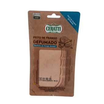 Peito De Frango Ceratti Light Defumado Fatiado Embalagem 100G