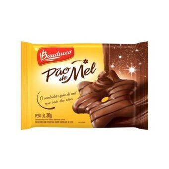 Pão De Mel Bauducco Chocolate 30G