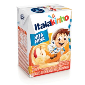Bebida Láctea Italakinho Mix De Frutas 200Ml