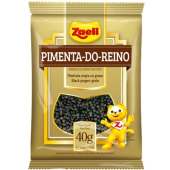 Pimenta Do Reino Zaeli Em Grão Embalagem 40G