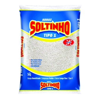 Arroz Tipo 1 Soltinho Pacote 5Kg