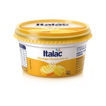 Manteiga Italac Com Sal Embalagem 200G