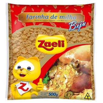 Farinha De Milho Zaeli Biju 500G