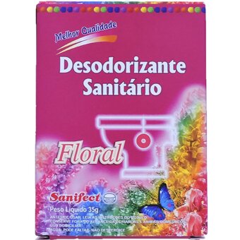 Desodorizador Sanitário Sanifect Floral Embalagem 35G