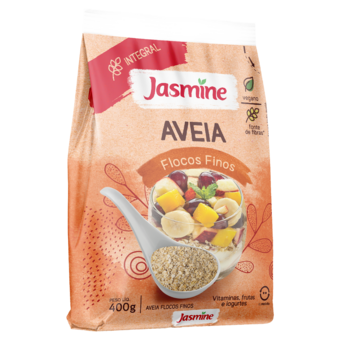 Aveia em Flocos Finos Jasmine 400G