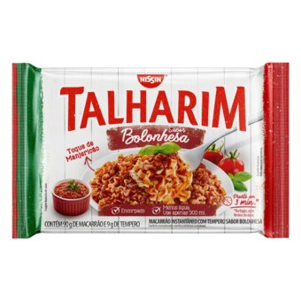 Macarrão Instantâneo Nissin Talharim Bolonhesa 99G